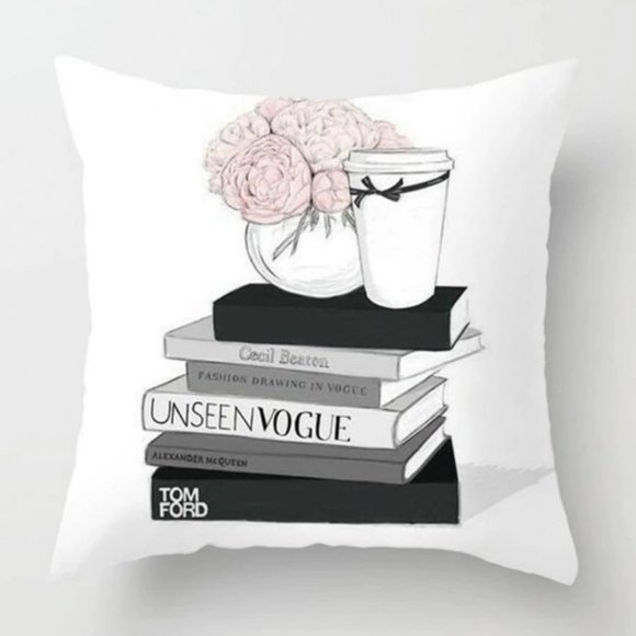 Other - New Black & White Luxury Throw Pillow Cover